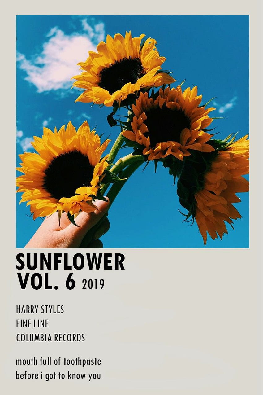 Sunflower vol.6 - poster. Harry styles poster, Harry styles , Harry styles HD phone wallpaper