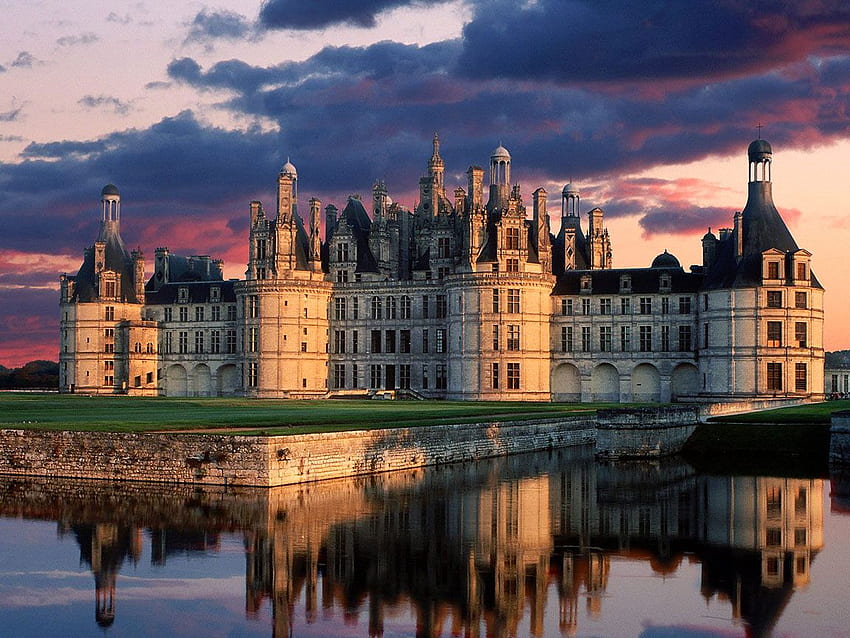 : Castelo. Castelos frança, Vale do Loire frança, Castelos franceses, Chateau francês papel de parede HD