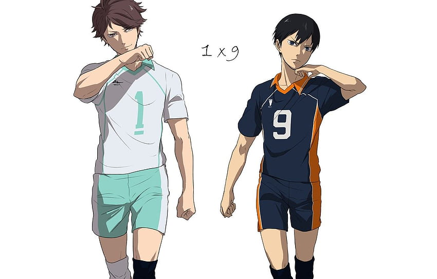 Anime Art Guys Volleyball Haikyuu Kageyama Tobio Toru Oikawa