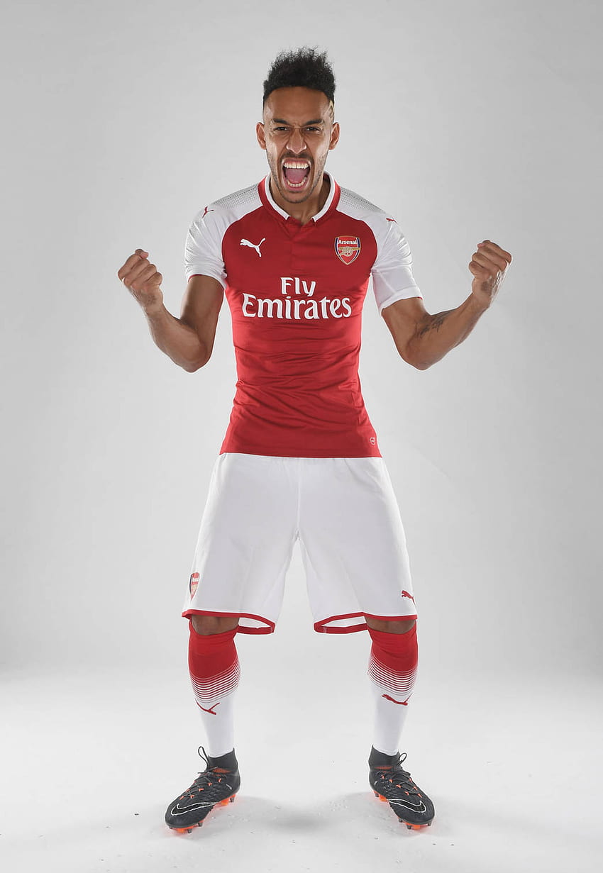 : Pierre Emerick Aubameyang In Arsenal Kit. Gallery. News HD phone wallpaper