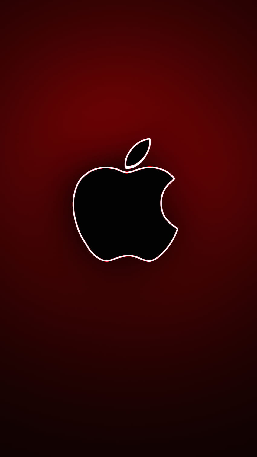 Apple Logo - Mcintosh, & background, Red Apple HD phone wallpaper
