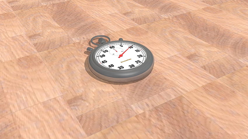 Chronometer Stopwatch 3D Model HD wallpaper