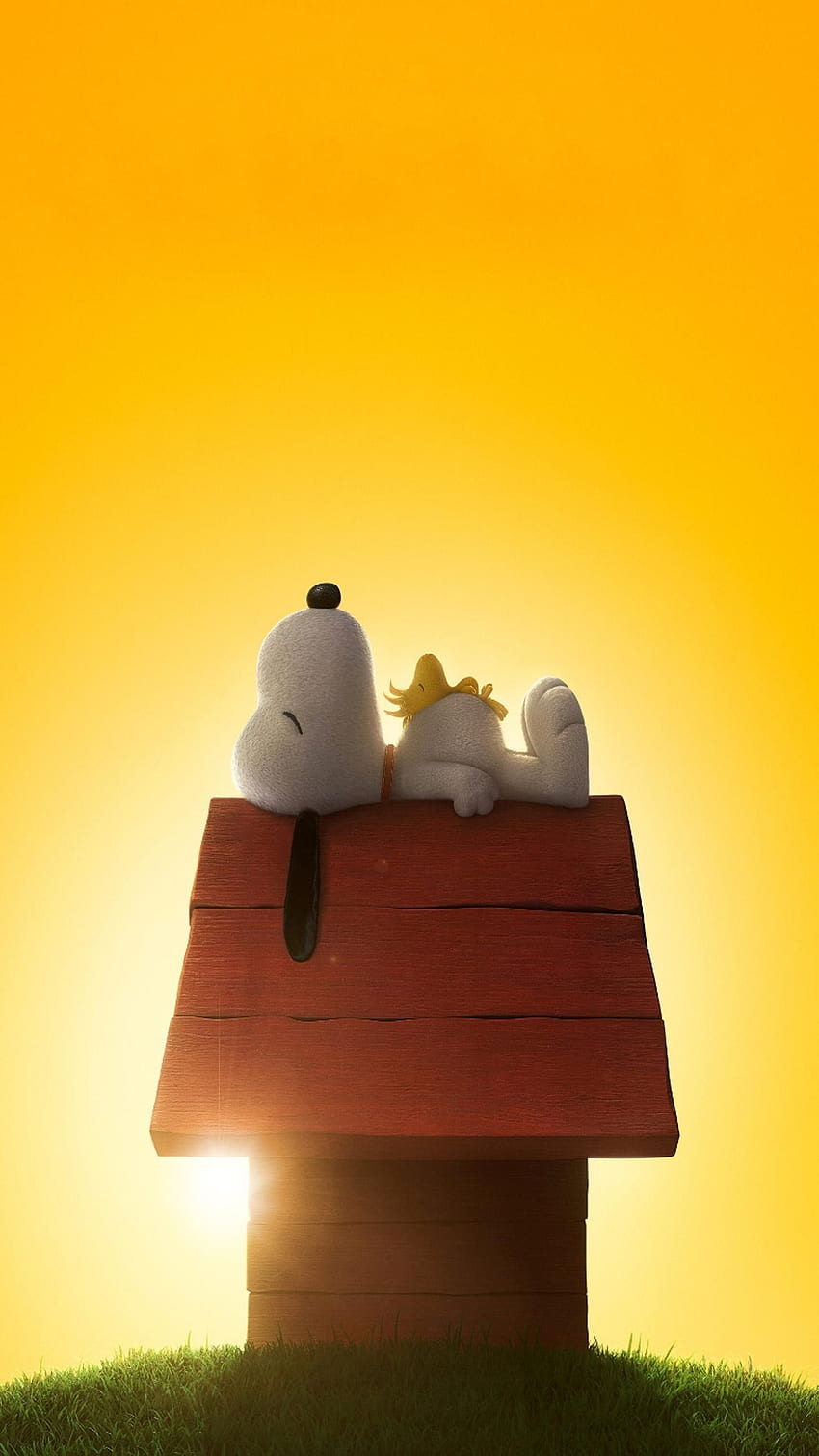 Telepon Film Peanuts (2015) pada tahun 2020. Snoopy wallpaper ponsel HD