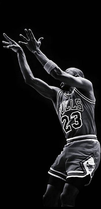 Michael Jordan NBA Black and White HD phone wallpaper  Pxfuel