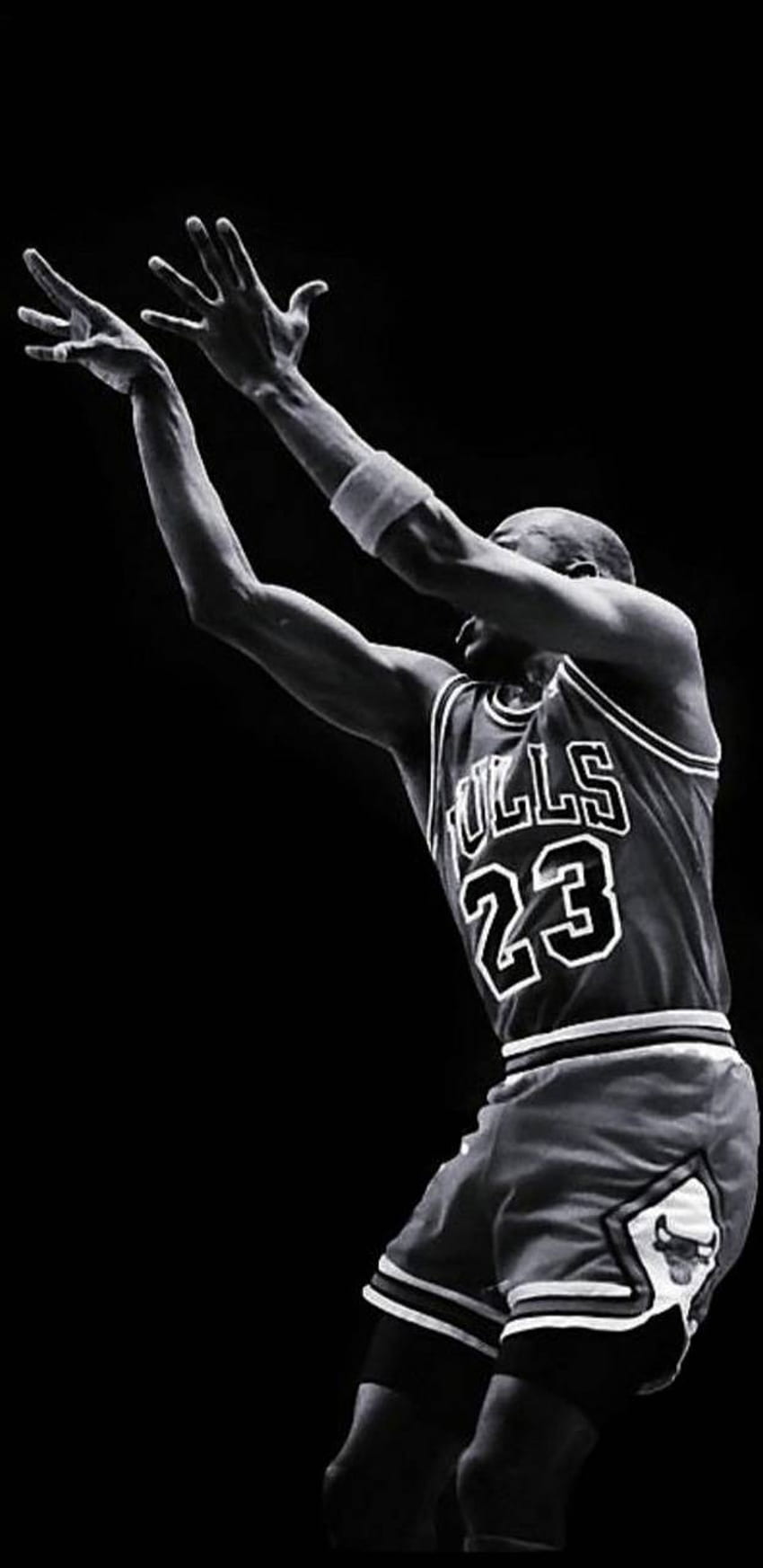 Michael Jordan, NBA preto e branco Papel de parede de celular HD