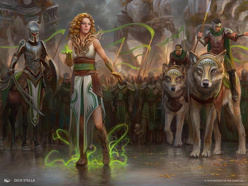 Magic: The Gathering - The Selesnya are about strength in numbers, but this is totally absurd. How about an army in a can that helps create your next army in a HD wallpaper