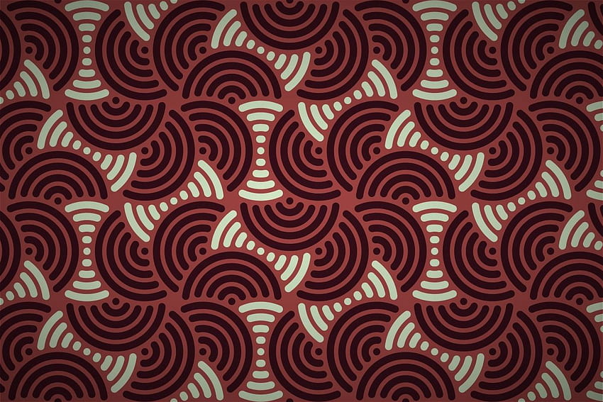 oriental deco artex patterns, Red Oriental HD wallpaper