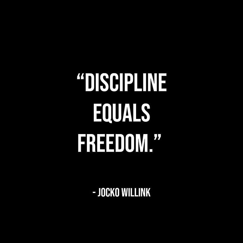 La discipline est égale à dom, Jocko Willink Fond d'écran de téléphone HD