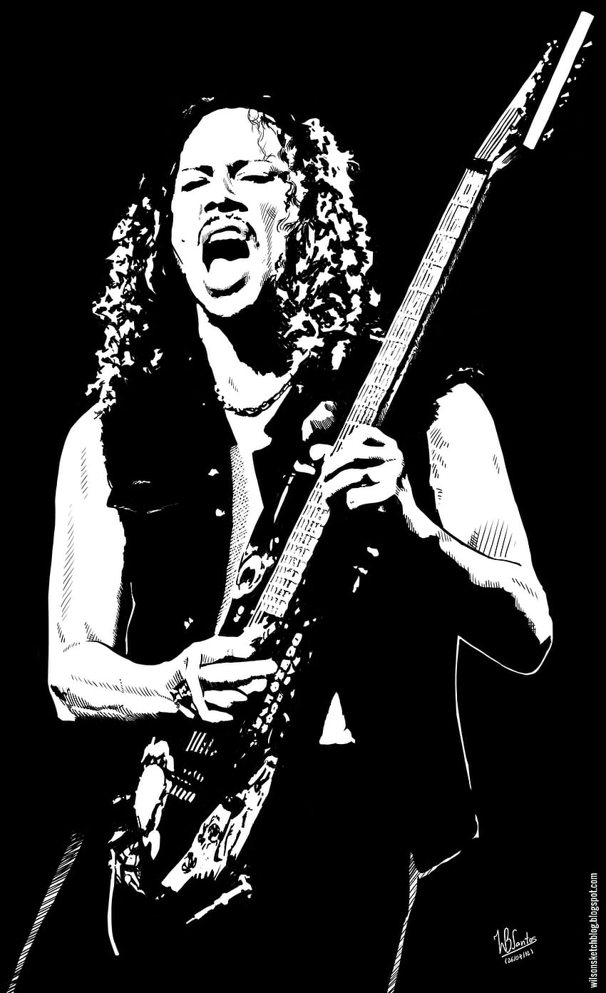 Kirk Hammett Png - Kirk Hammett - HD phone wallpaper
