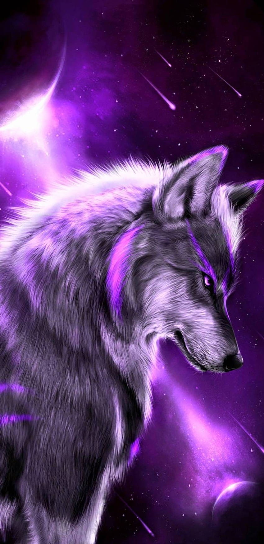 Cute Wolves, Cute Drawn Wolf HD phone wallpaper | Pxfuel