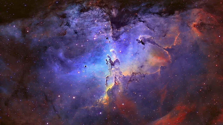 Nebulosa del Águila, Nebulosa 3D fondo de pantalla