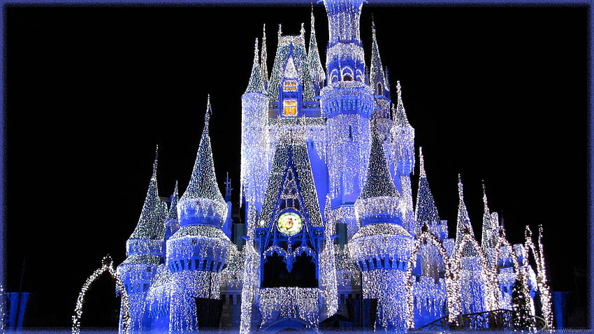 Château de Cendrillon, ordinateur portable du château de Disney Fond d'écran HD