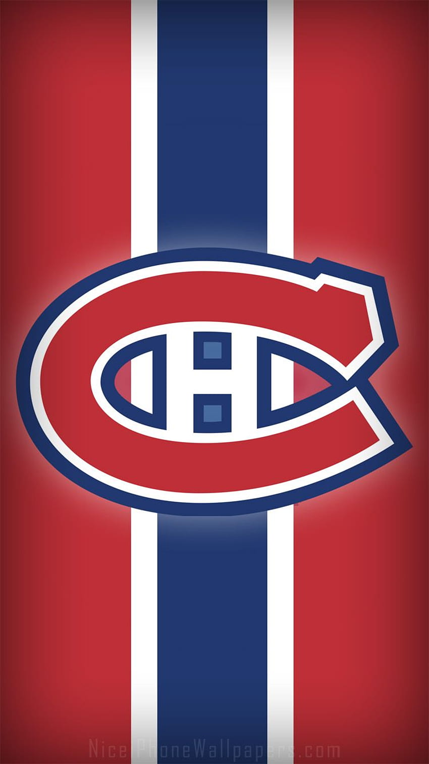 i - NHL 로고 - Montreal Canadiens. 아이패드와 아이폰 HD 전화 배경 화면