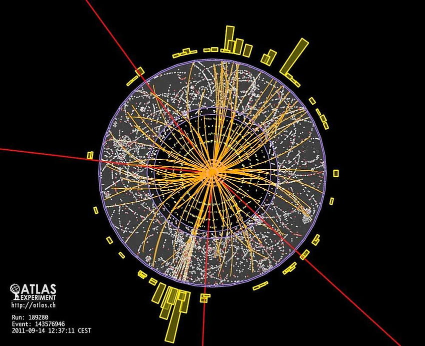 Галерия: Търсене на Хигс бозона, сблъсък на частици HD тапет