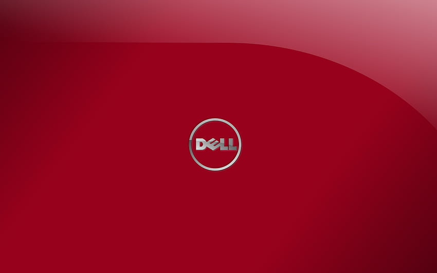 Dell Red Color Logo Background, Red Windows Logo HD wallpaper