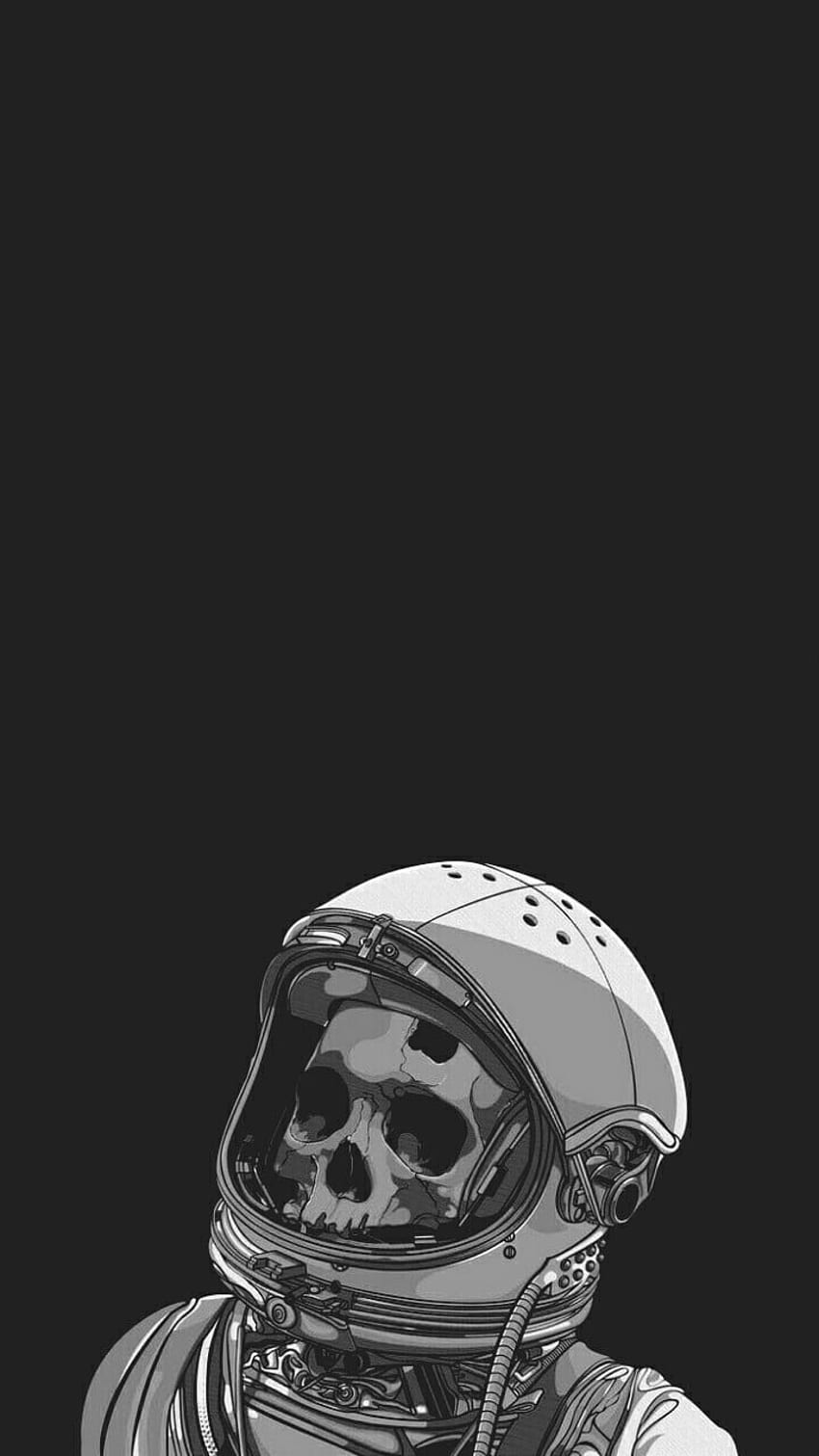 Aesthetic Skeleton, Aesthetic Emo Skull HD phone wallpaper