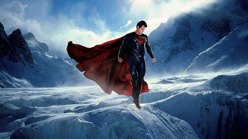 Superman 3D, Człowiek ze stali Tapeta HD