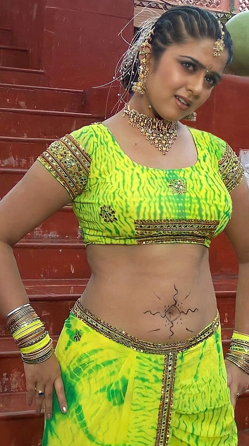 Charmi Kaur, telugu aktorka, pępek Tapeta na telefon HD