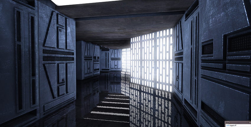 Latar Belakang Death Star perang ruang kapal latar belakang kualitas tinggi, latar belakang, latar belakang kustom koridor perang vintage, Inside Death Star Wallpaper HD