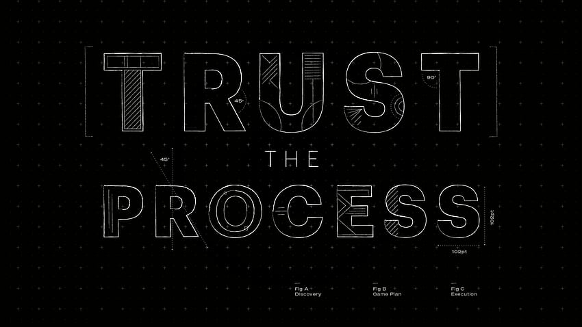 Black Success, Trust The Process HD wallpaper