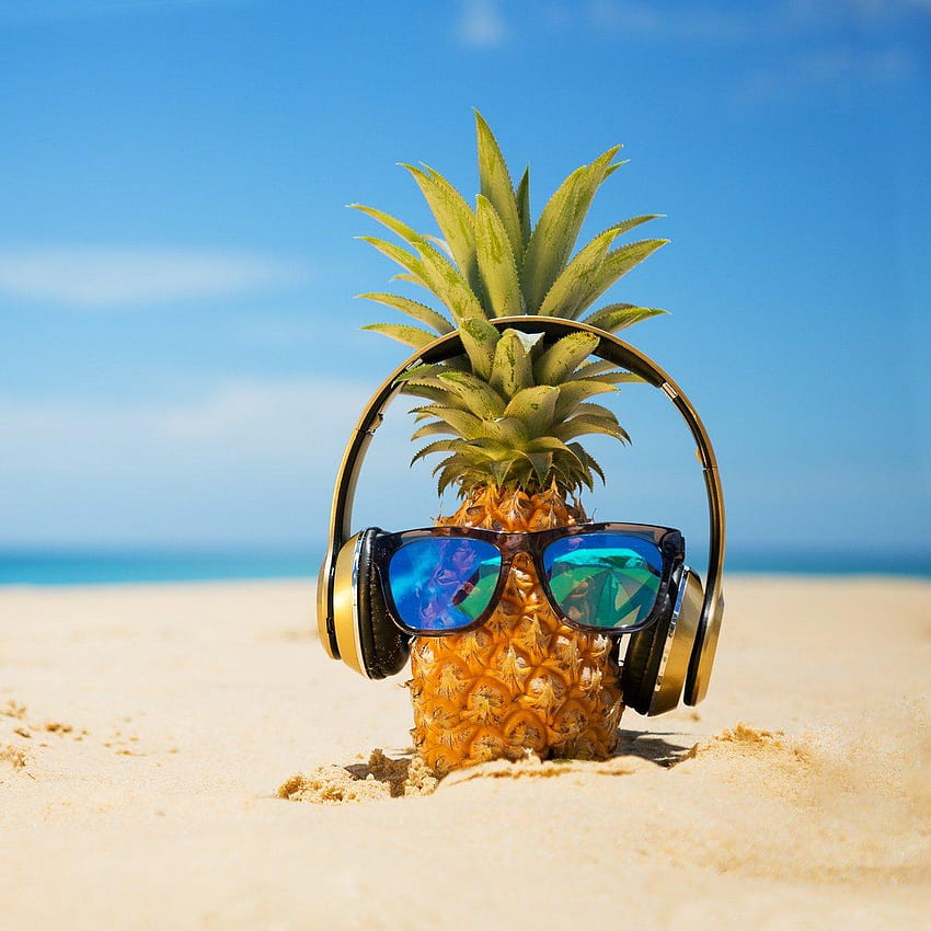 Pineapples Sunglasses, Pineapple with Sunglasses HD phone wallpaper
