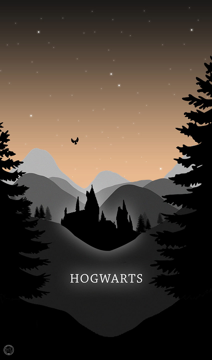 TELEFONO DI HOGWARTS - Illustrazione ispirata a Harry Potter Mailyseve. Telefono di Harry Potter, di Harry Potter, Harry Potter, Natale Harry Potter Sfondo del telefono HD