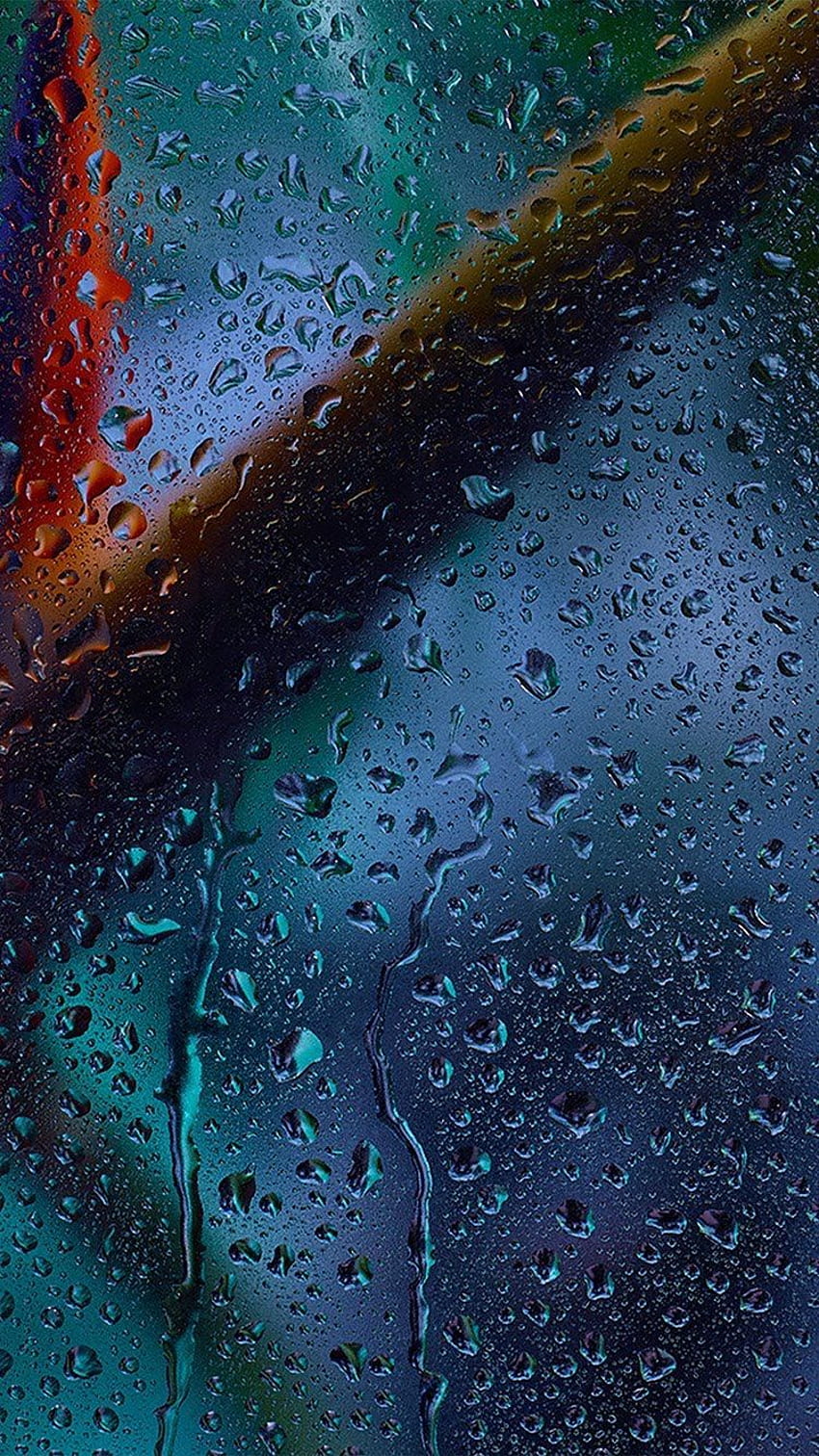 iOS 13 for iPhone XR - iOS 13 で利用可能。 iPhone の雨, iPhone, 青色の背景パターン, クールな雨 HD電話の壁紙