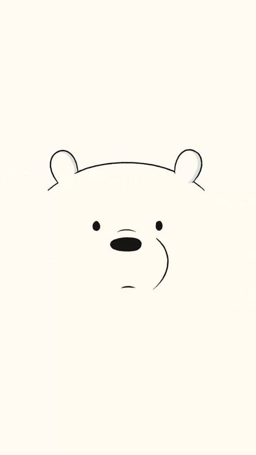 Polar Gosta Desse . Polar Gosta Desse / Olhando. Nós, ursos nus, desenho animado do urso de gelo Papel de parede de celular HD