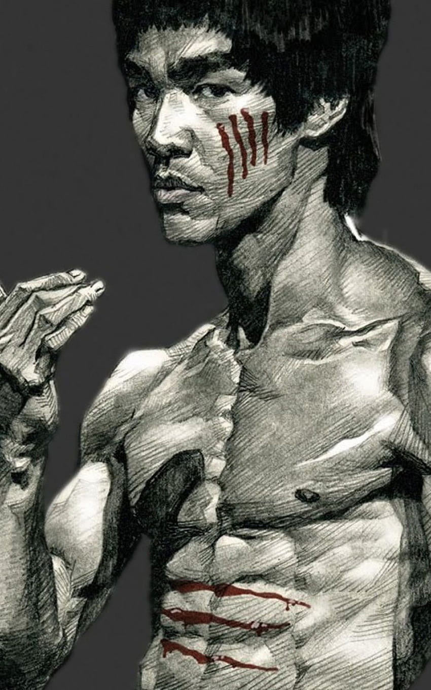 Bruce Lee Drawing by Renato Mendoza  Saatchi Art