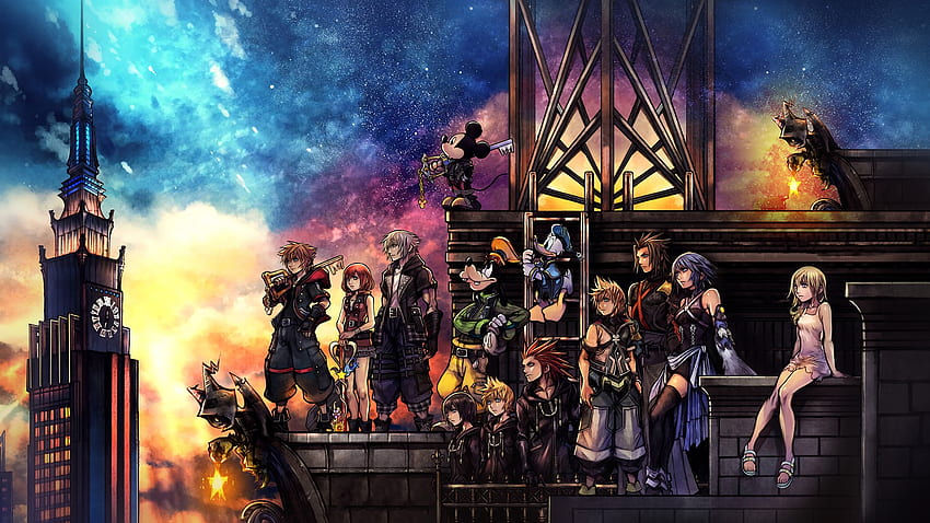 Kingdom Hearts 3 Characters , Kingdom Hearts Scenery HD wallpaper