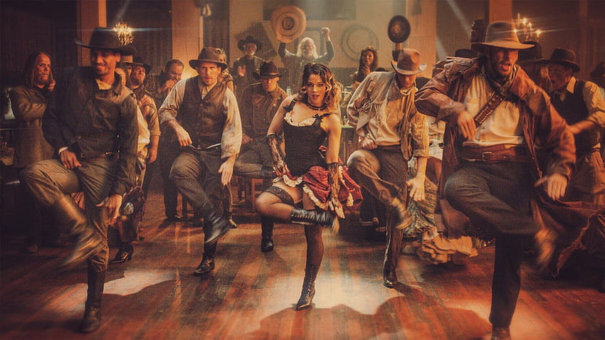 Old West Dance Battle - Cowboy gegen Outlaw (). Tanz, Western Outlaw HD-Hintergrundbild