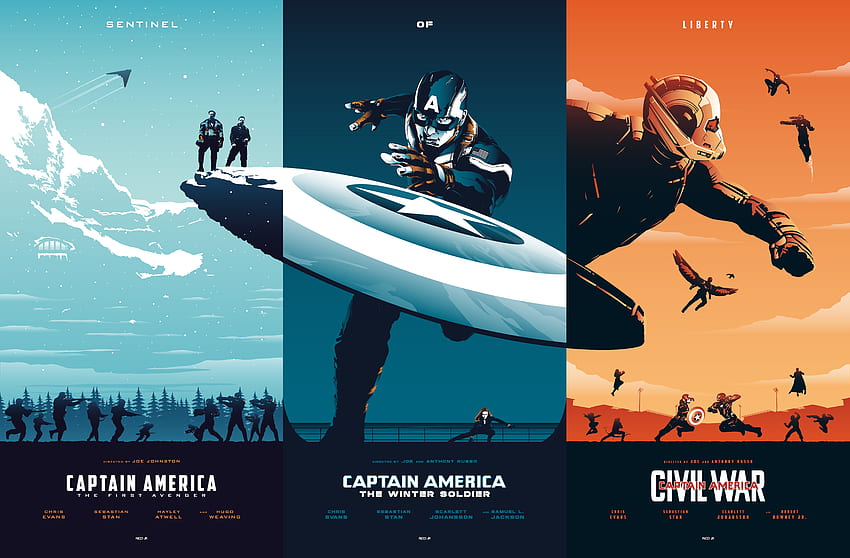 Movie, collage, Captain America, art HD wallpaper