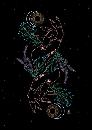 Celestial Phone Wallpaper by Typegalcom  Celestial art Celestial tattoo  September wallpaper