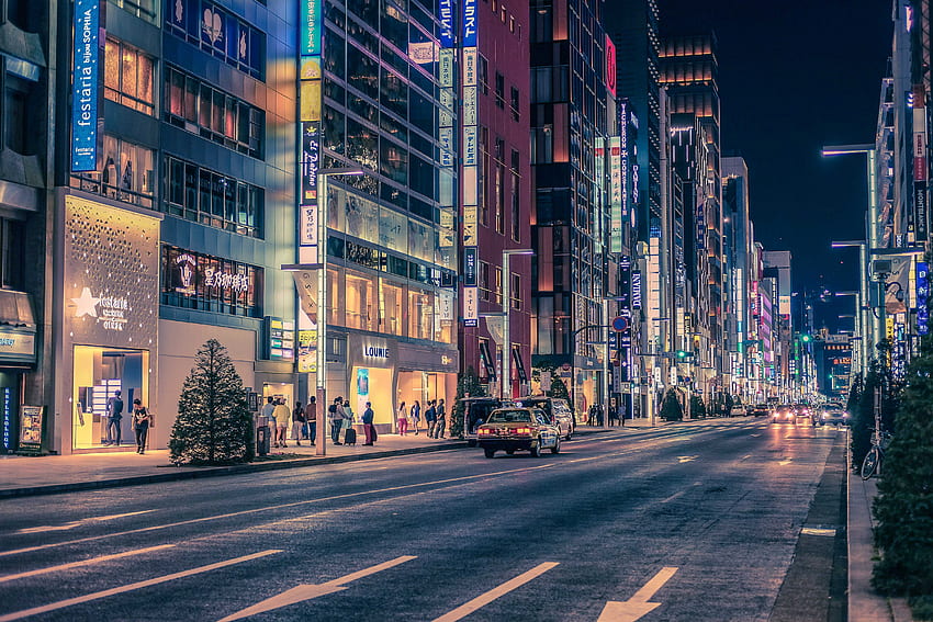 Tokyo Sokak Gecesi, Tokyo Günü HD duvar kağıdı
