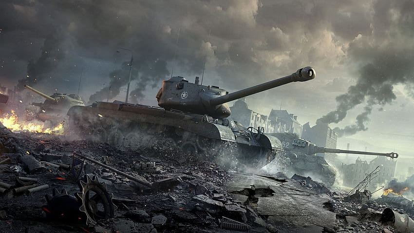 Tanks, World of Tanks, sombre, jeu Fond d'écran HD