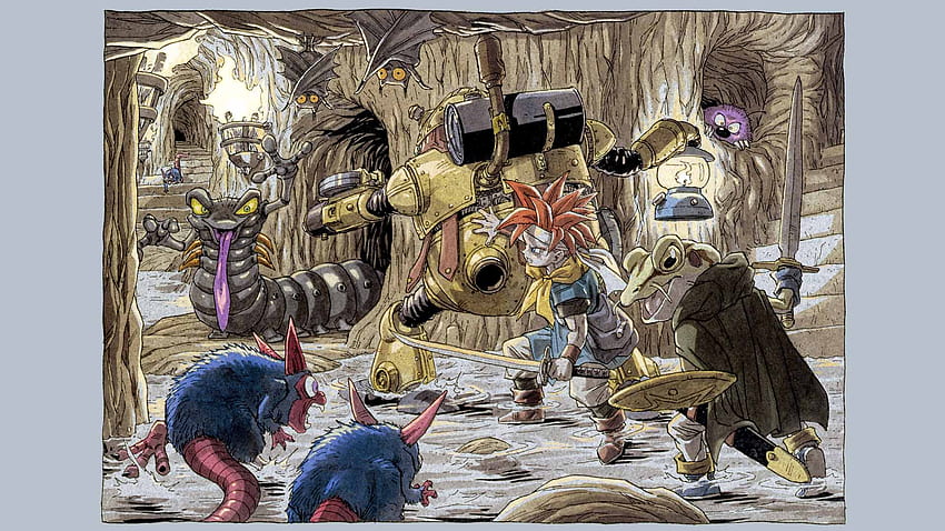 Dungeon battle. from Chrono Trigger HD wallpaper