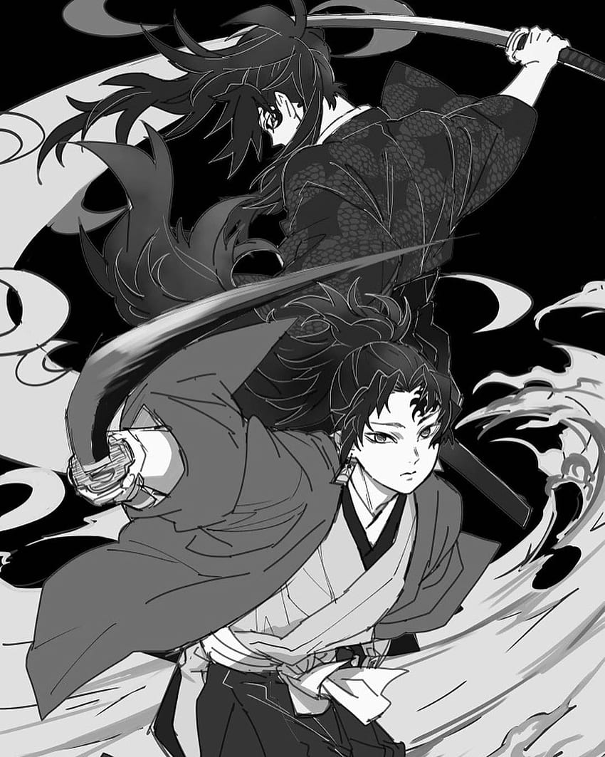 demon slayer wallpaper - tanjiro & yoriichi  Personagens de anime, Anime,  Animes wallpapers