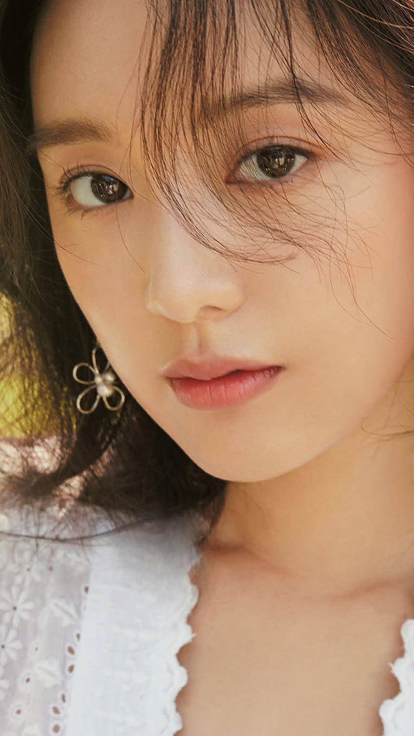 Ким Джи Уон, корейска актриса, модел HD тапет за телефон