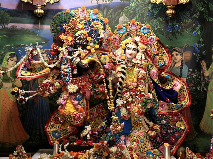Krishna Iskcon. Radha Krishna, Krishna, Radhe Krishna HD-Hintergrundbild