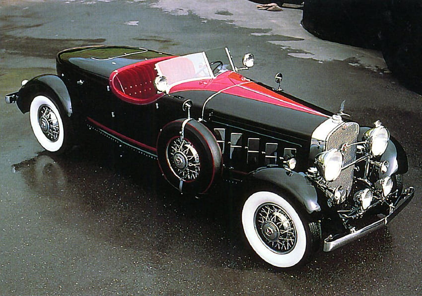 1930 ..V16 ..Boatail Speedster, ретро, ​​бърза кола, стара, ретро HD тапет