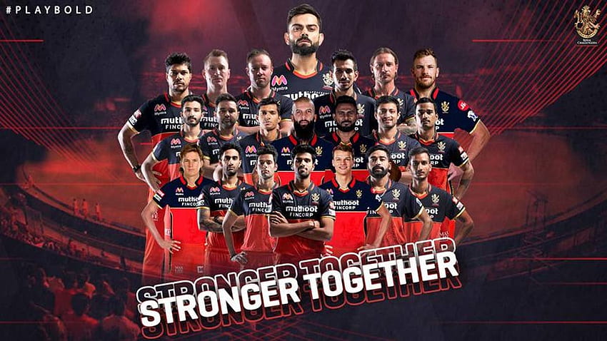 IPL 2020 : Royal Challengers Bangalore Sign Sponsorship Deal with DP World, RCB Team HD wallpaper