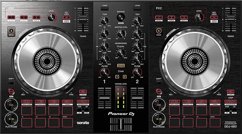 Pioneer DJ DJ Controller, Hitam, (DDJSB3): Alat Musik, Meja Putar DJ Digital Wallpaper HD