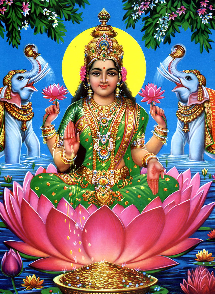 Goddess Mata Lakshmi Devi, Lord Lakshmi HD phone wallpaper | Pxfuel