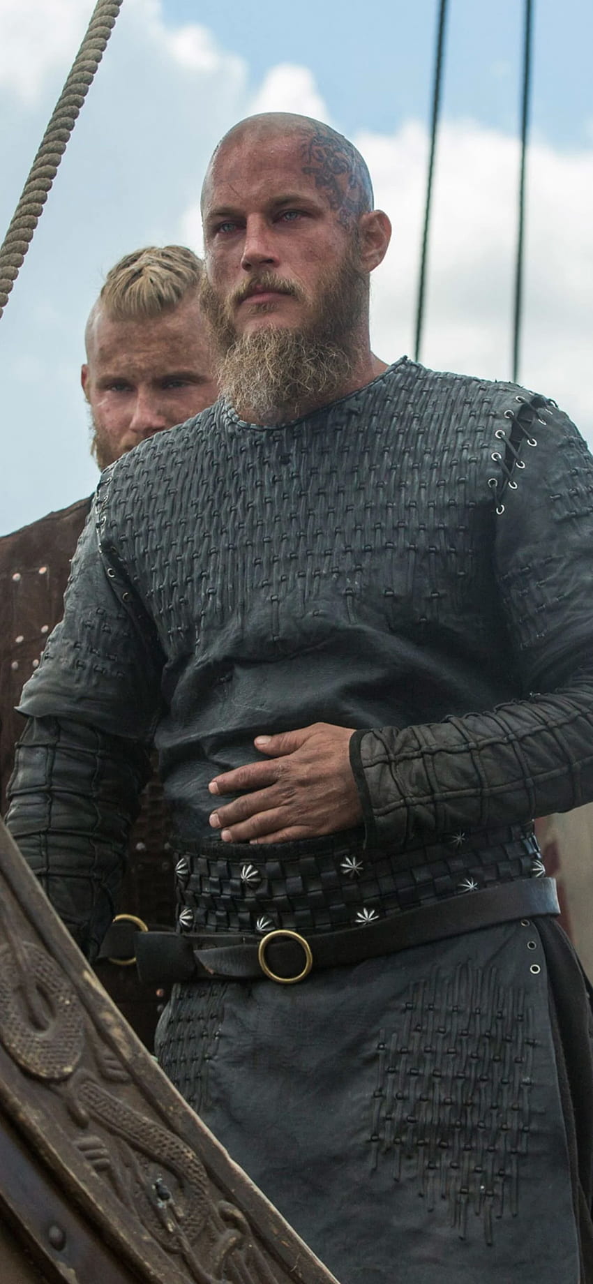 Ragnar Bjorn Lagertha Vikings iPhone XS MAX, Ragnar Lothbrok Fond d'écran de téléphone HD