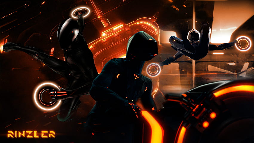 TRON: Legacy and Background, Tron Legacy Rinzler HD wallpaper