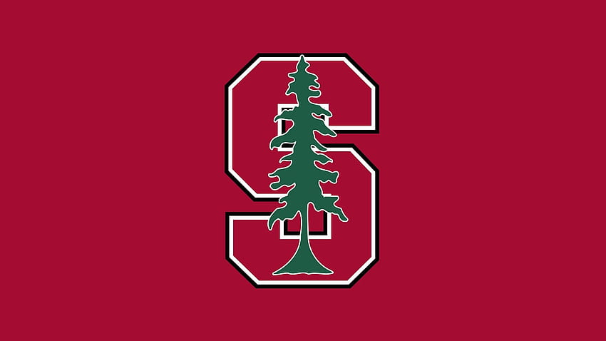 Czerwone logo drzewa Uniwersytetu Stanforda Tapeta HD