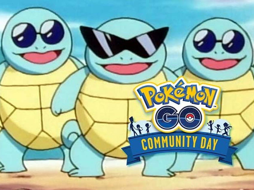 Pokémon Go' Community Day: Shiny Squirtle, Sunglasses and Start Time HD wallpaper