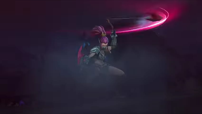 Peeped Headhunter Akali in the Teaser trailer. Probably for her Wild Rift release?: akalimains HD wallpaper