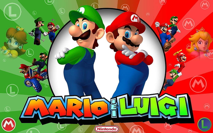 Mario e Luigi, Mario e Luigi Dream Team Sfondo HD