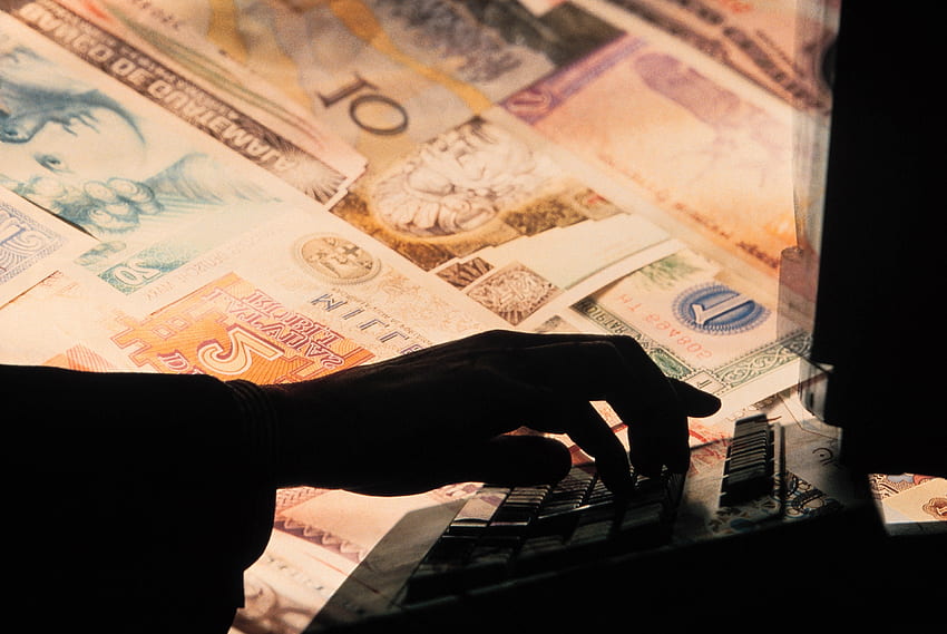 Money, Hand, , , Computer, Banknotes, Business HD wallpaper